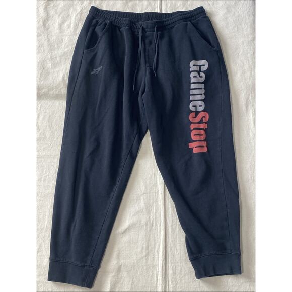 GameStop Jogger Sweatpants Adult XL Drawstring Elastic Waist Athleisure Gamer - Picture 1 of 8
